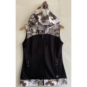 COPY - Roper Full Zip Hoodie Vest Black Camo Small Jacket Pockets Sleeveless Lo…
